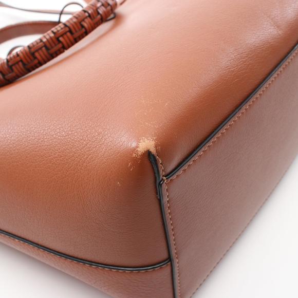 Loewe Bag Tote Anagram Brown Leather - Picture 5 of 10